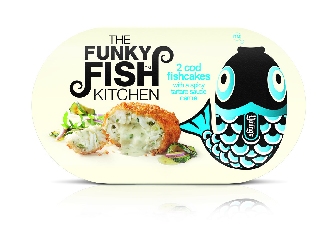 Pic. Packaging and branding for Funky Fish products