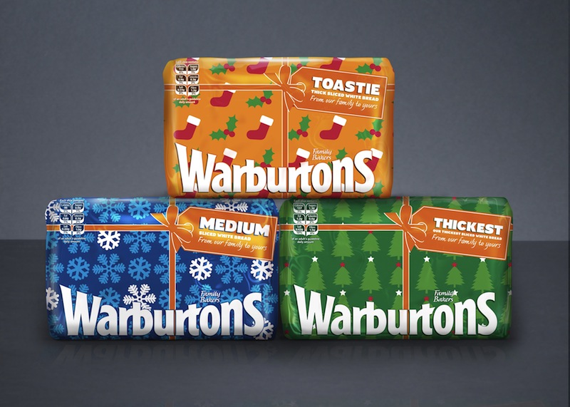 Pic.: Christmas packaging for Warburton's 