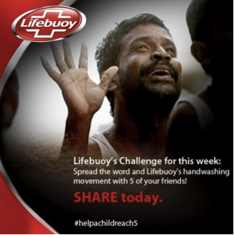 Pic: Lifebuoy Initiative saves up to 5 children's lives through spreading soap in the poorest countries