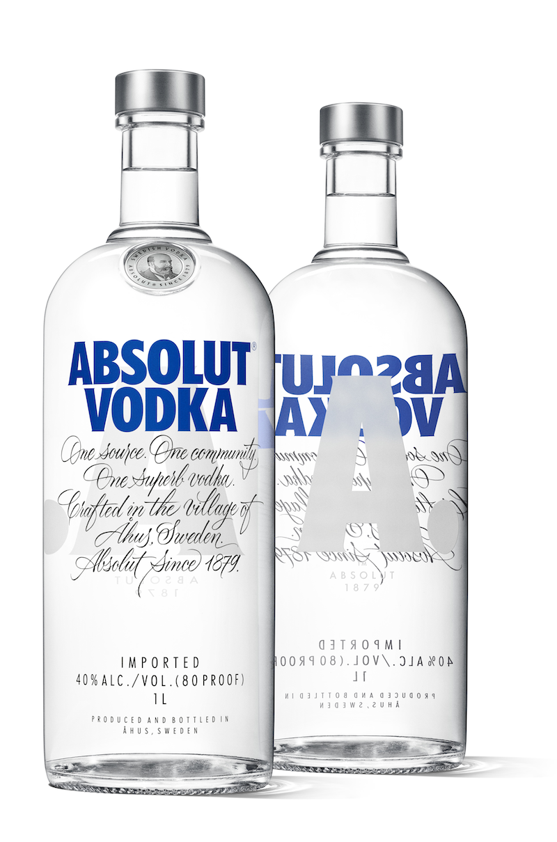 Absolut Vodka Introduces New Redesigned Bottle In Line With The One