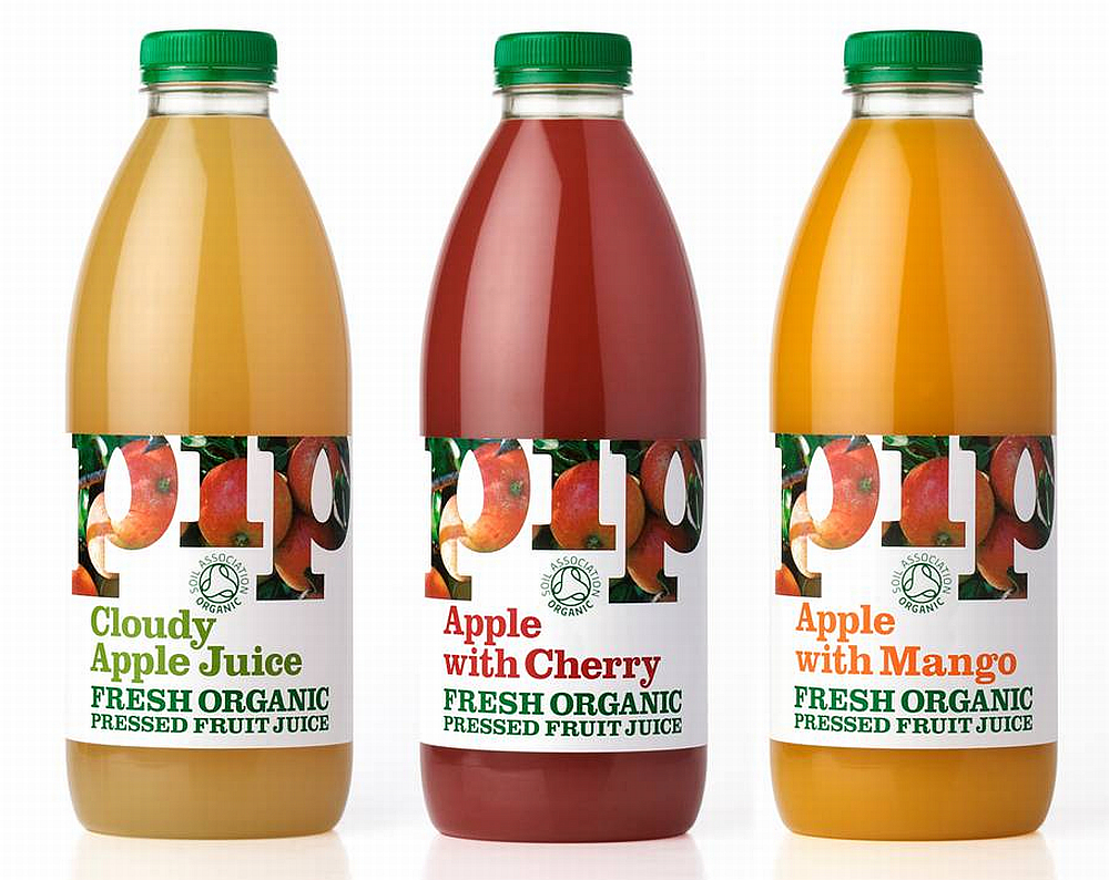 Identica Designs Packaging for the New Organic Juice Pip POPSOP