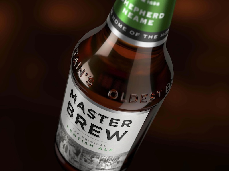 Photo: Master Brew ale's packaging design