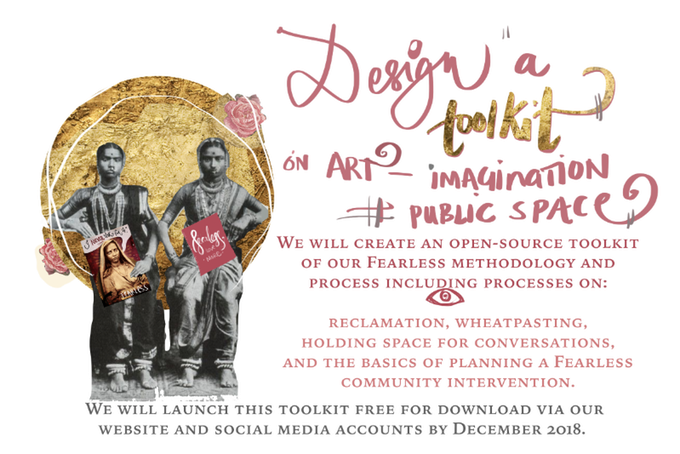 Fearless, Design a toolkit on art-imagination, kickstarter.com