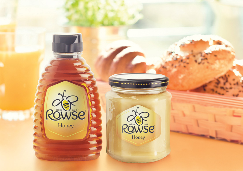 Photo: new package design of Rowse honey, 2014