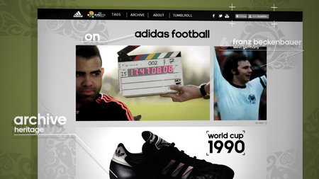 multitud Conciso Aditivo adidas Uses Tumblr Sponsorship Tools to Promote Its New Football Page —  POPSOP