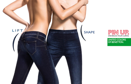 Benetton Launches Pin Up Denim Jeans Tailored to Your Own Look