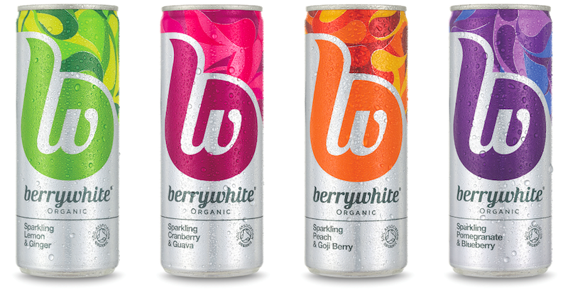 Photo: Berrywhite organic drinks range