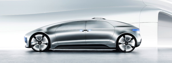 Photo: a prototype of the F 015, a "luxury in motion" vehicle