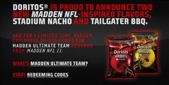 Doritos Brings Fans Madden NFL-Inspired Flavored Chips — POPSOP