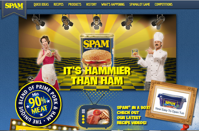 Photo: Hammier than ham campaign for SPAM