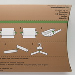 A package and a hanger