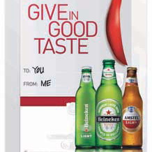 “Give in Good Taste” with Heineken beer
