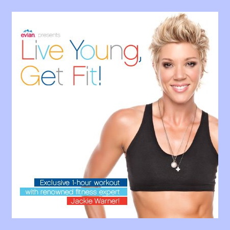 Evian and Jackie Warner Launching 'Live Young, Get Fit!' — POPSOP