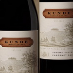 Kunde Family Estate identity in terra cotta colors 