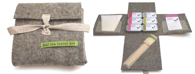 Leaf tea travel kit