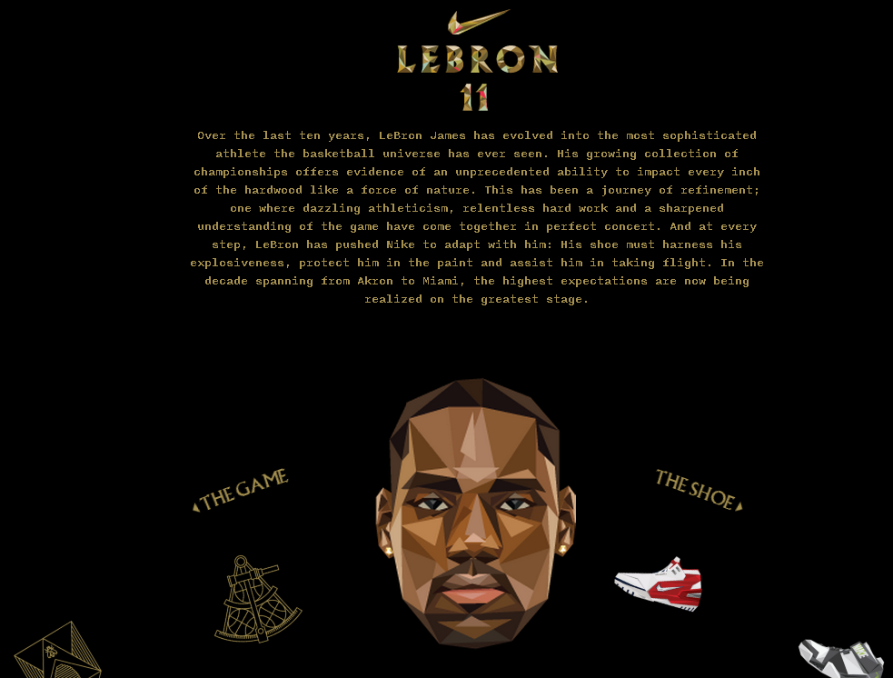 Nike Celebrates Lebron Jamess Athletic Career And His Signature Shoes With A Digital 