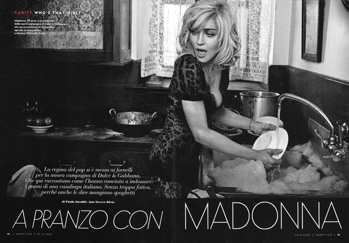 Louis Vuitton, Sexy Madonna for the Advertising Campaign