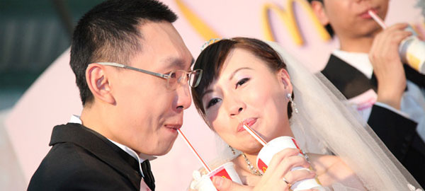  traditional Chinese wedding games slightly adapted for McDonald's menu 