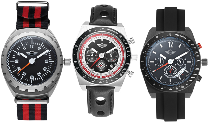 MINI designs sport watches that measure 