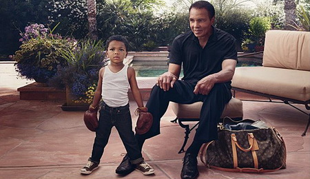 Muhammad Ali for Louis Vuitton Core Values Campaign