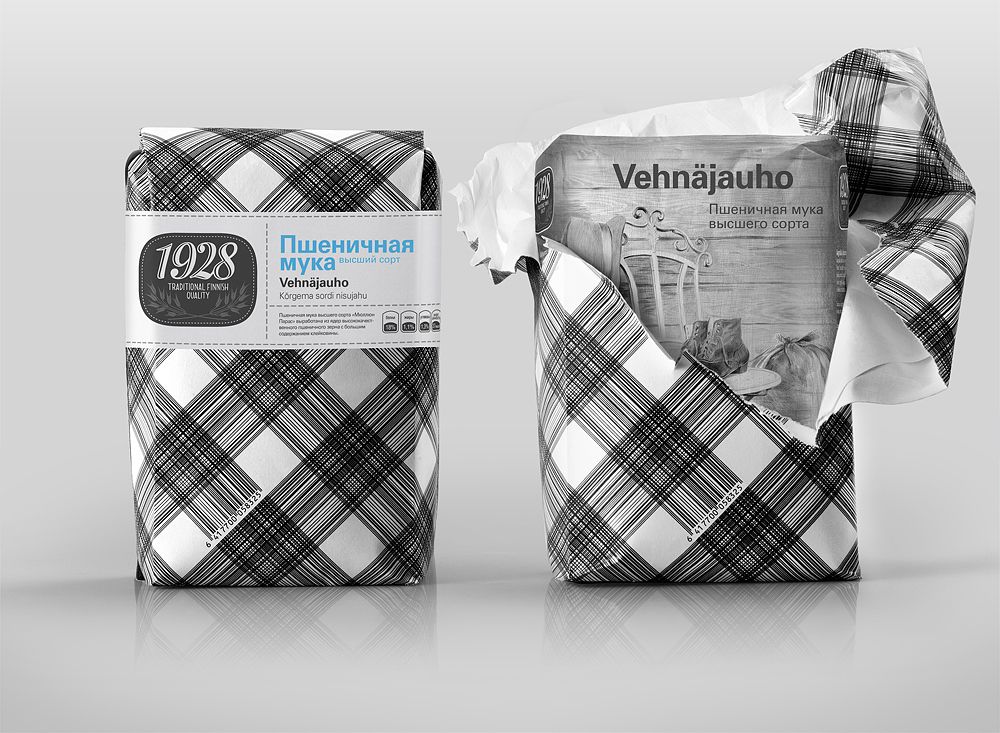 Photo: new Finnish brand of flour, called "1928"