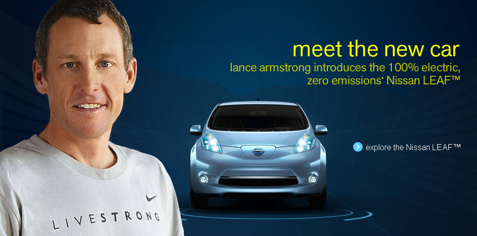 Nissan leaf advertisements