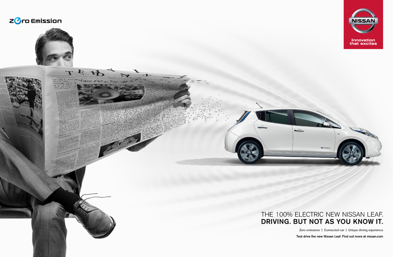 Nissan leaf ad campaign