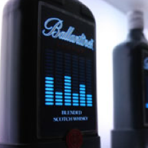 Ballantine’s Introduces a Bottle with a Self-Illuminating Label Ballantine’s Introduces a Bottle with a Self-Illuminating Label