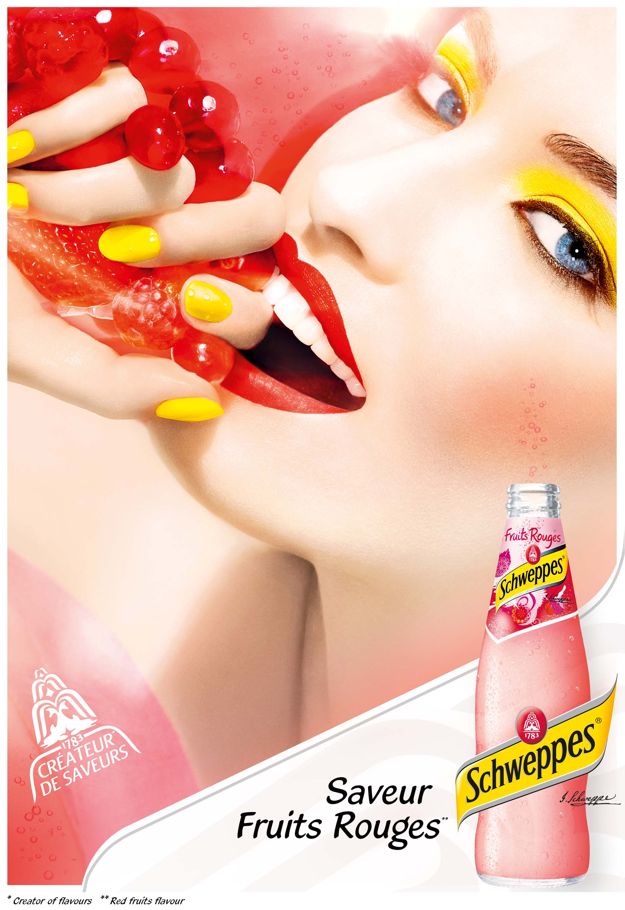 Schweppes: Red fruits flavour