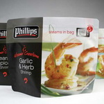 Distinctive shrimp packaging for seafood company