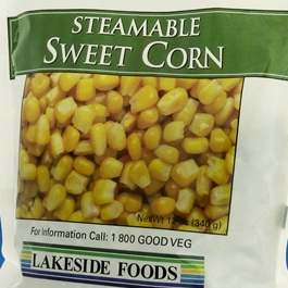 Lakeside Foods’ steamable stand-up pouch for frozen vegetables Lakeside Foods’ steamable stand-up pouch for frozen vegetables