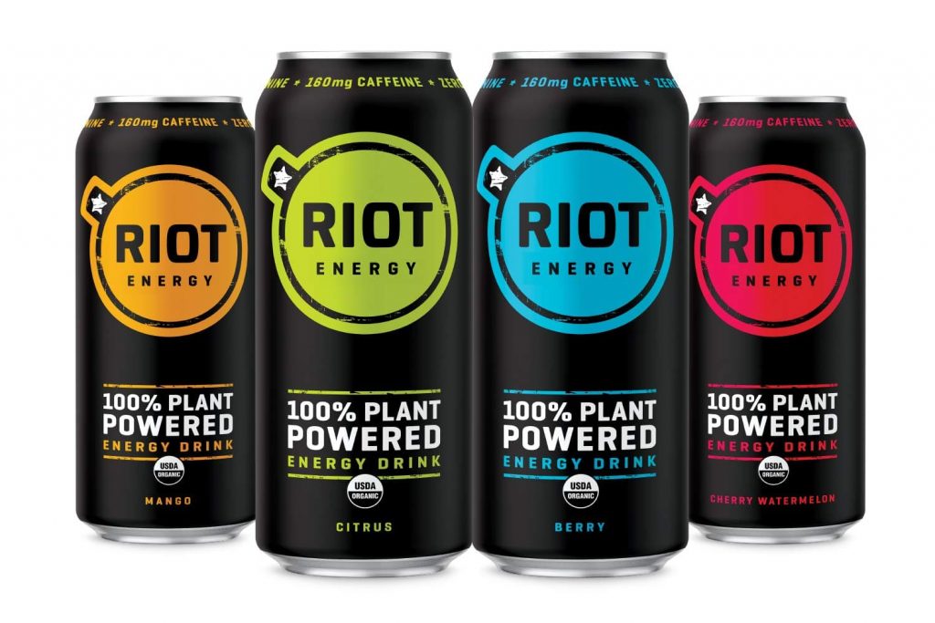 Riot Energy 100% functional energy drinks