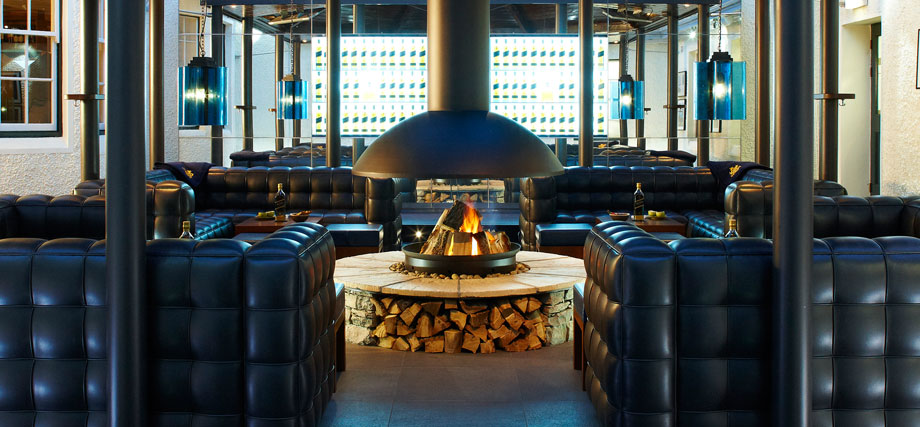 Photo: the interior of The Blue Bar at the Gleneagles Hotel