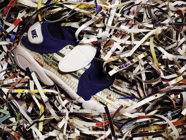 Nike Uses Recycled Magazine Pages to Create Shoes – POPSOP